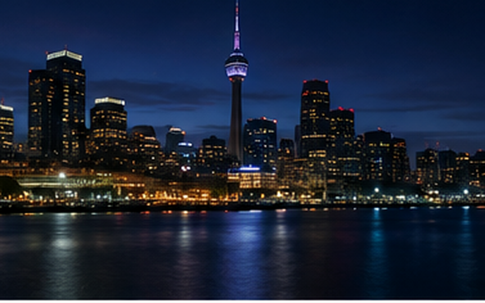 Editorial image of Auckland city and harbour
